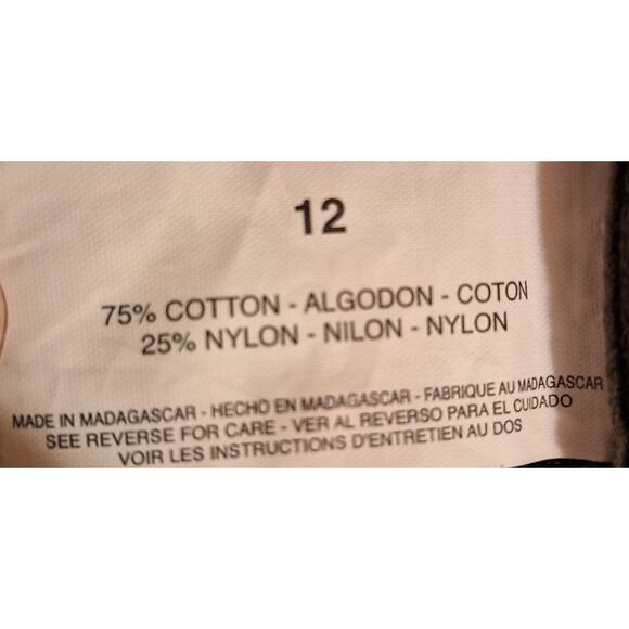 VTG Gloria Vanderbilt Women 12 Olive Green Gorpcore Cargo Straight Leg Pants - Picture 5 of 6